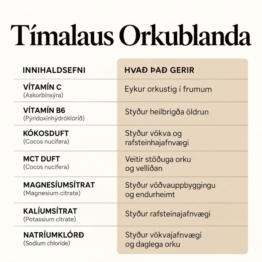 Tímalaus orkublanda - mynd 2